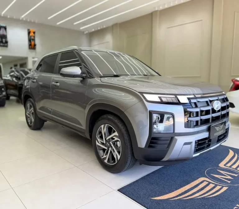 CRETA 1.0 TURBO PLATINUM AUTOMÁTICO FOTO ÂNGULO ESQUERDO FRONTAL