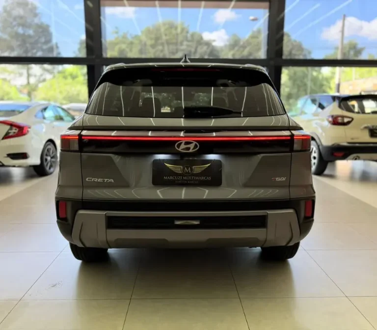 CRETA 1.0 TURBO PLATINUM AUTOMÁTICO FOTO ÂNGULO TRASEIRO