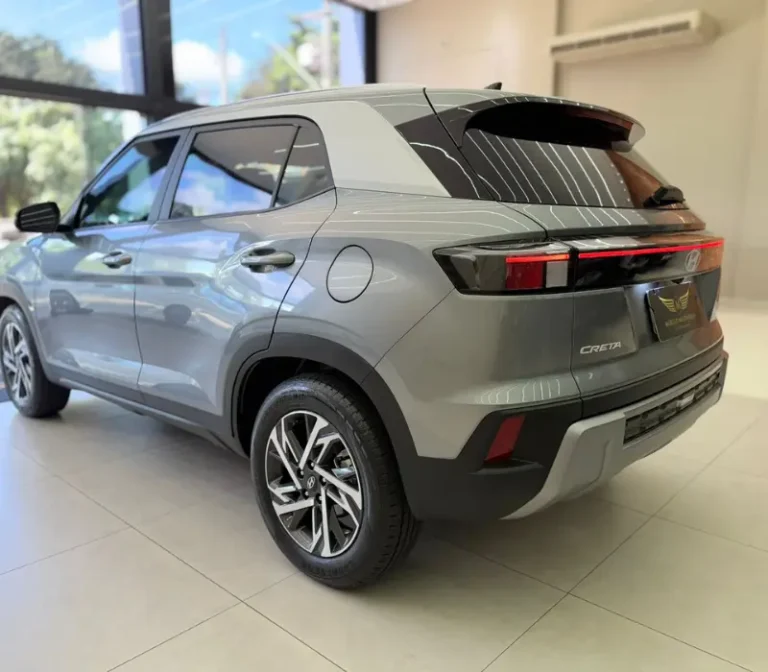 CRETA 1.0 TURBO PLATINUM AUTOMÁTICO FOTO ÂNGULO TRASEIRO DIREITO