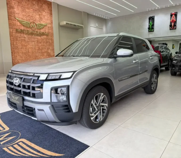 CRETA PLATINUM 1.0 TURBO FLEX AUTOMÁTICO 2026_2027 Foto ângulo Frontal direito
